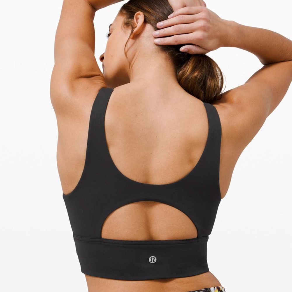 LULULEMON Stronger As One Long Line Sports Bra - Black - 4